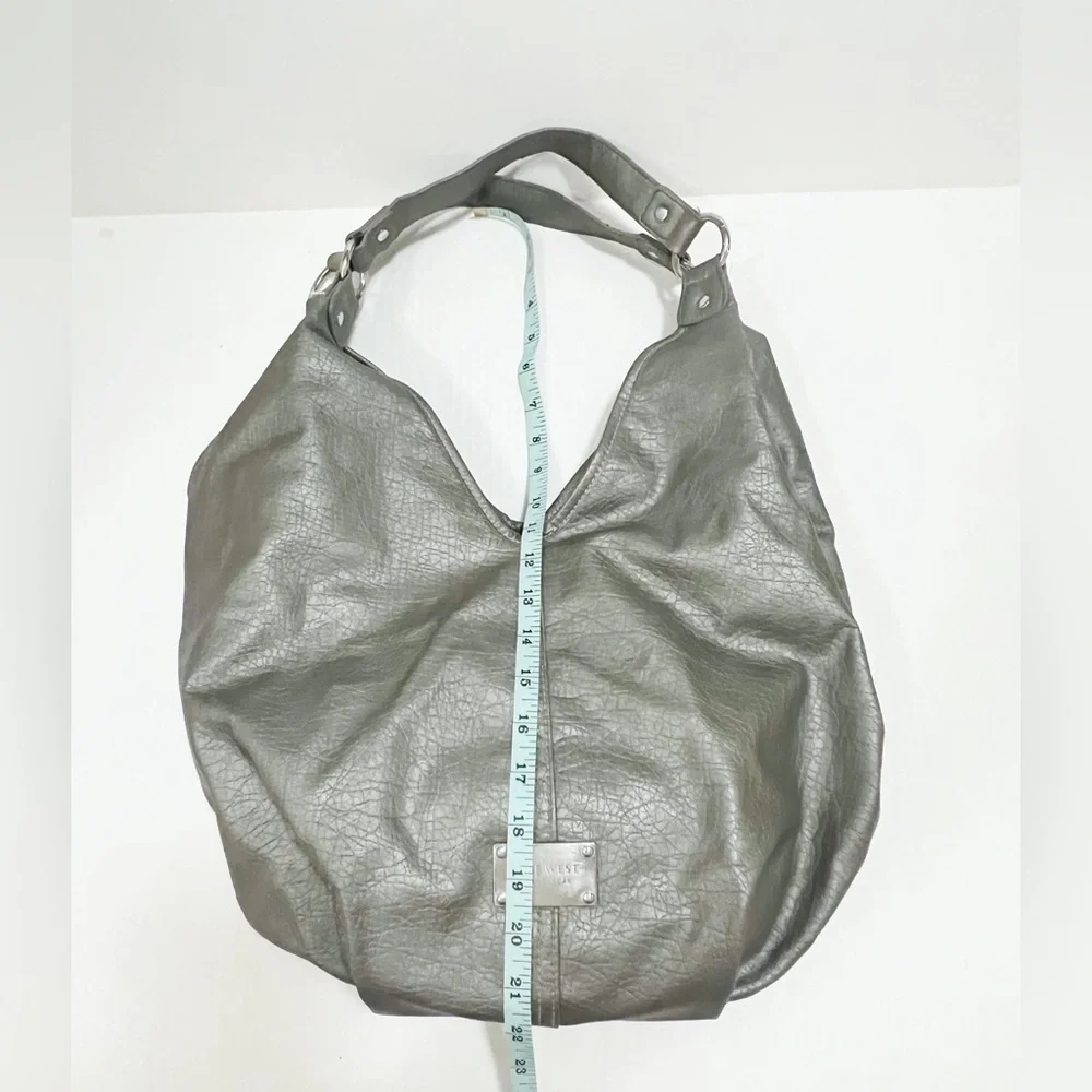 Early 2000s vintage Nine West Metallic Color boho shoulder bag